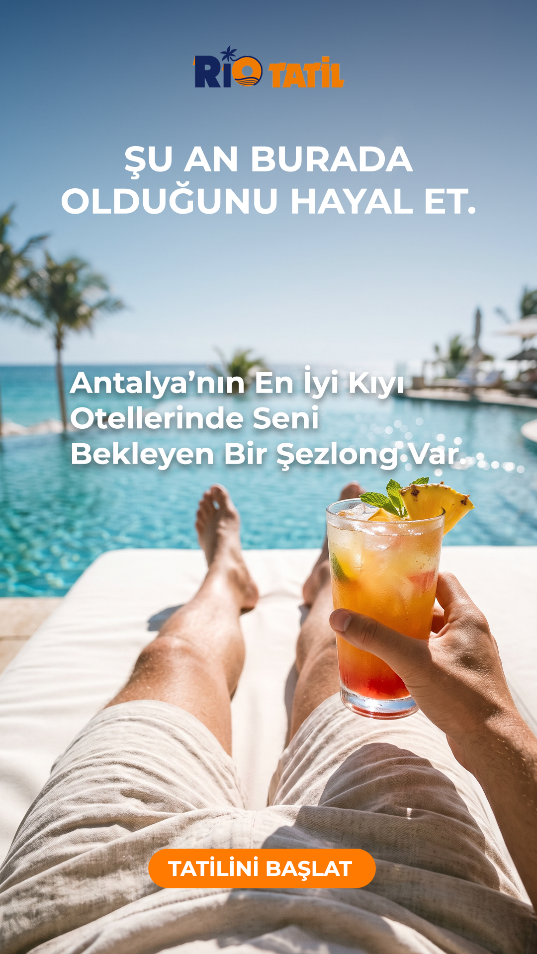 Rio Tatil — 2027'de Nerede Uyanmak İstersin? Sosyal Medya Reklam Tasarımı
