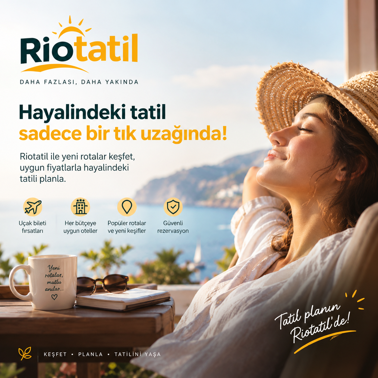 Riotatil — Hayalindeki Tatil Bir Tık Uzağında Sosyal Medya Reklam Tasarımı